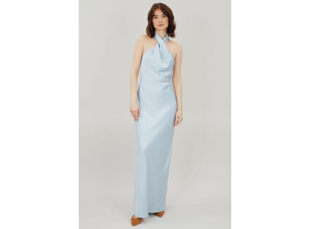 Dolores Dress Light Blue L Halter-neck maxi dress 