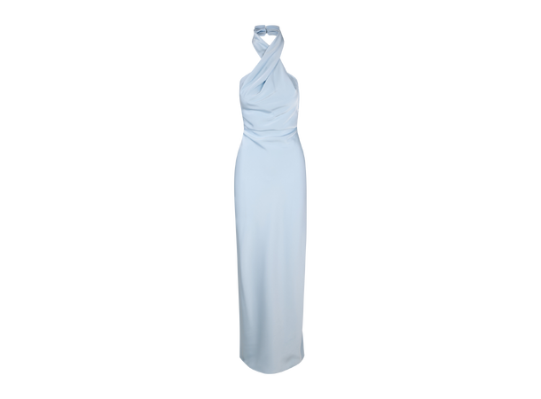 Dolores Dress Light Blue L Halter-neck maxi dress 