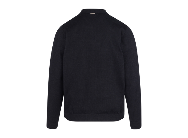 Fabrizio Sweater Black XXL Button polo pique 