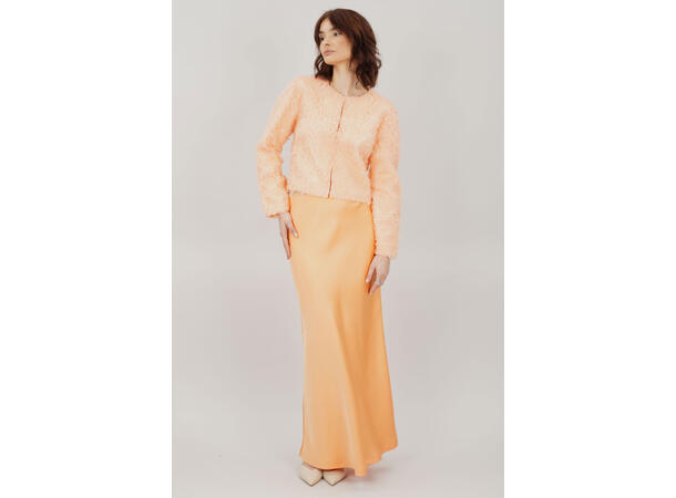 Gamma Skirt Nectarine XS Maxi satin slip skirt 