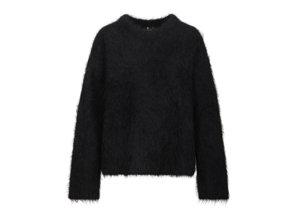 Joules Sweater Black M Alpaca furry sweater 