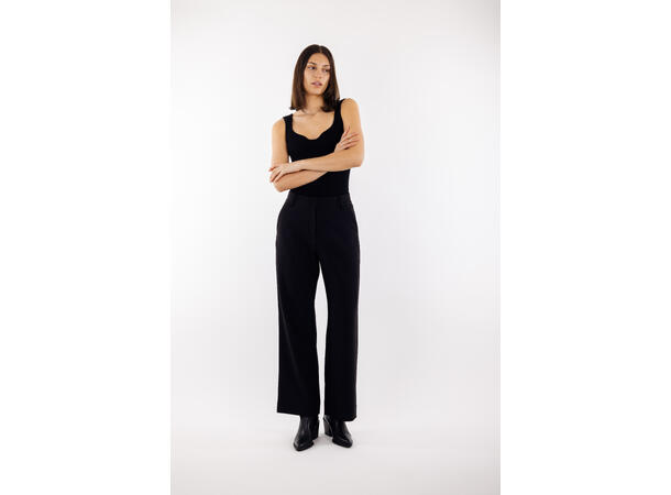 Lilli Pants Black 26-32 High waist, wide leg 