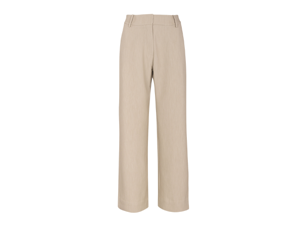 Lilli Pants Sand Melange 30-30 High waist, wide leg 