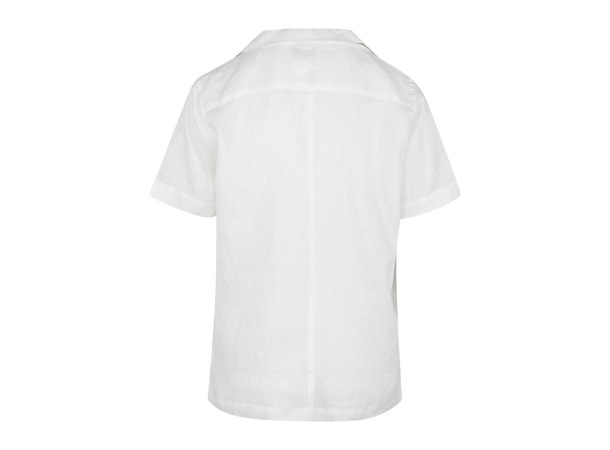 Murni SS Shirt white L Boxy SS linen shirt 