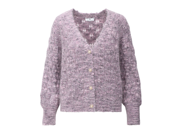 Nikita Cardigan Purple Multi L Mohair neps cardigan 