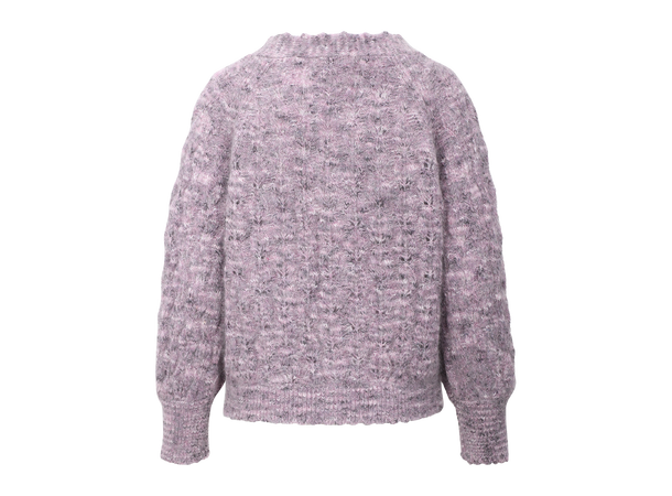 Nikita Cardigan Purple Multi L Mohair neps cardigan 