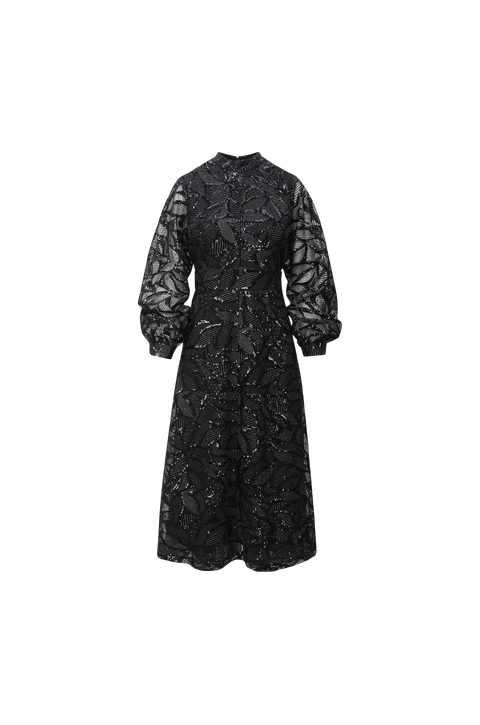Sagin Dress Embroidered long dress