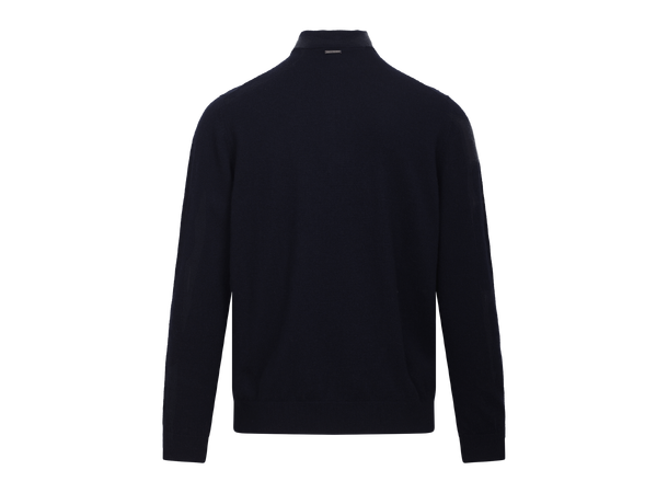 Sairus Half-zip Navy M Merino half-zip 