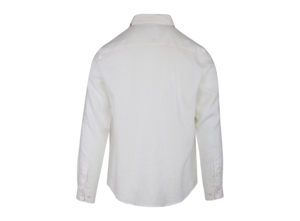 Salvatore LS Shirt White M Wide spread LS linen shirt 
