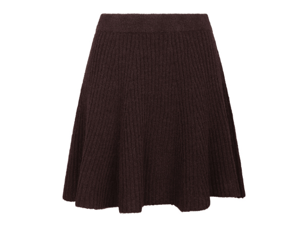Sorba Skirt Fudge L Rib knit mini skirt 
