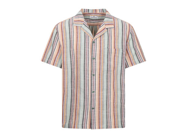 Tristan SS Shirt Multi stripe XL Cotton stripe SS Shirt 