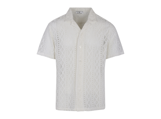 Valentino SS Shirt White M Crochet SS shirt 