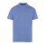 Bruno Tee Blue Bonnet M Organic cotton mock neck 