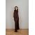 Gamma Skirt Black Coffee XL Maxi satin slip skirt 