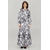Faniana Dress Navy AOP M Classic cotton maxi dress 