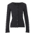 Ona LS Blouse Black S Crinkle cotton blouse 