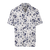 Gaston SS Shirt Blue AOP M Linen AOP SS shirt 