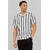 Rodrigo SS Shirt Grey M Block striped SS shirt 