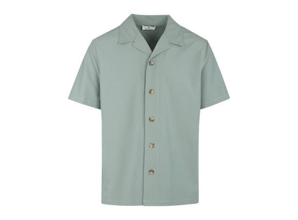 Baggio Shirt Hedge green M Camp collar SS shirt 