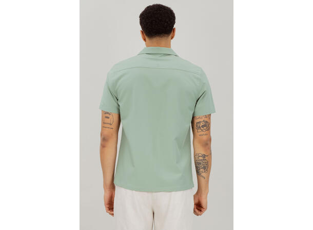 Baggio Shirt Hedge green M Camp collar SS shirt 