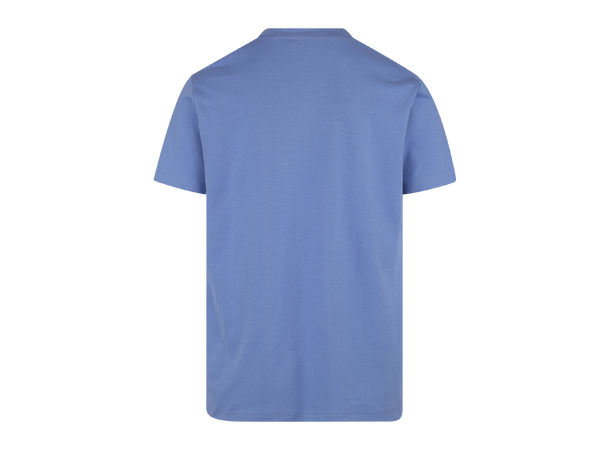 Bruno R-neck Tee Blue Bonnet M Organic cotton R-neck t-shirt 