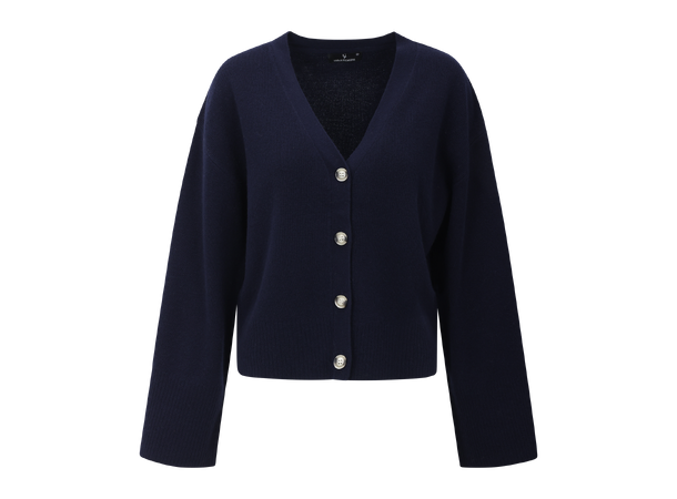 Cheddar Cardigan Navy S Merino cardigan 
