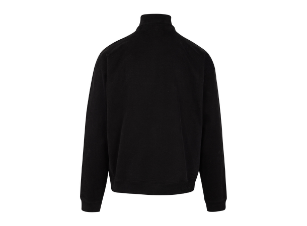 Chow Half-zip Black M Vintage wash half-zip sweat 