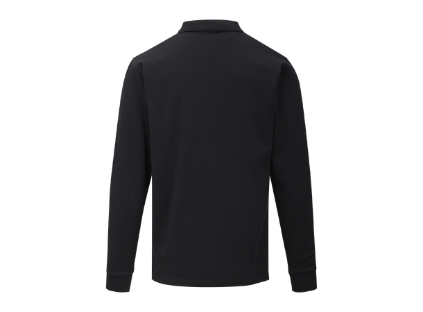 Dani LS Pique Black XXL Interlock LS polo pique 