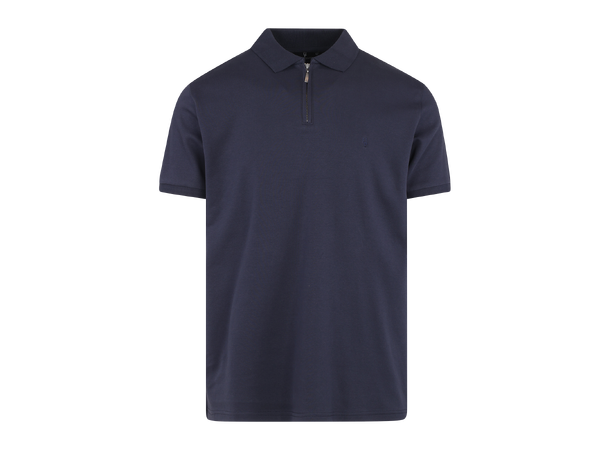 Denis SS Pique Navy M Interlock SS polo pique 