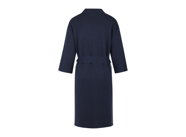 Ebanie Dress Navy M Knit dress with belt 
