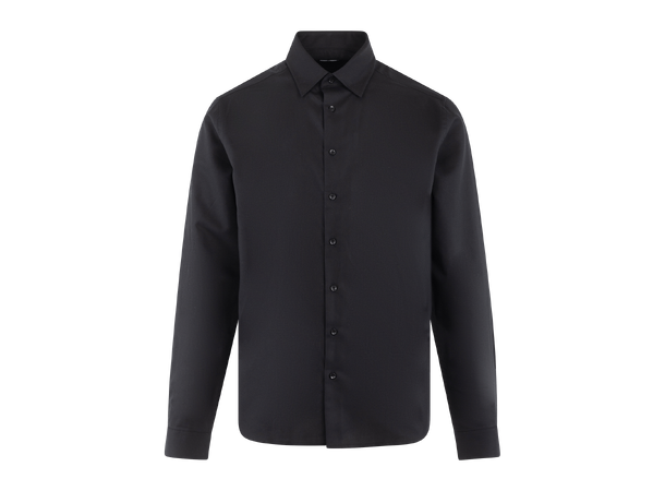 Ludde Shirt Black L Oxford Lyocell shirt 