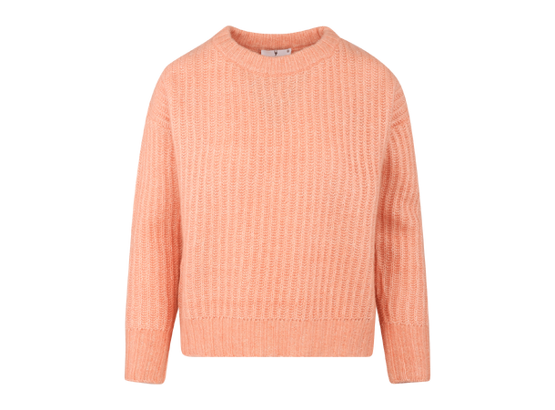 Majken Sweater Nectarine S Loose crewneck 