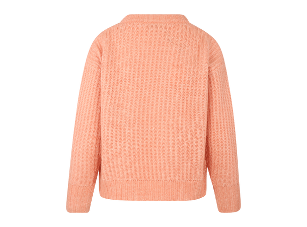 Majken Sweater Nectarine S Loose crewneck 