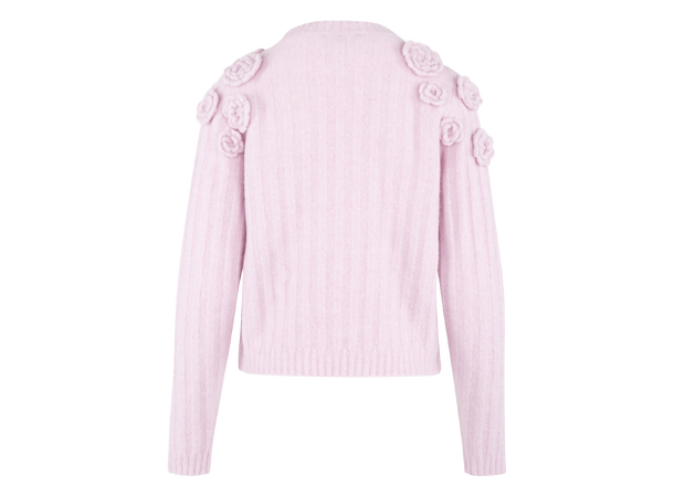 Mimmi Sweater Light Pink M Fashion flower sweater 