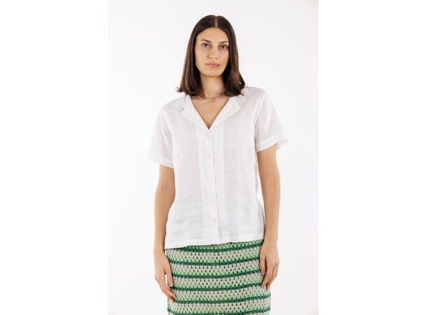 Murni SS Shirt white XL Boxy SS linen shirt 