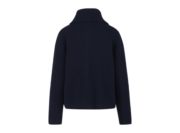 Norma Cardigan Navy M Wool zip cardigan 