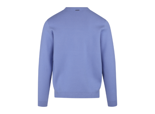 Succa Sweater Blue Bonnet M Basic viscose crew neck 