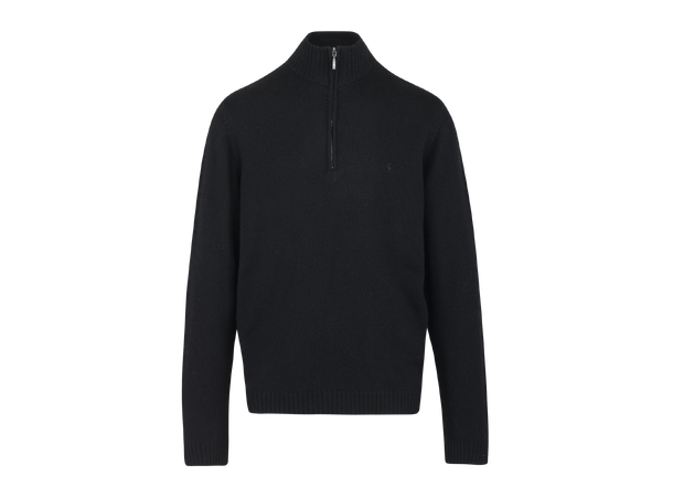 Tommi Half-zip Black XL Lambswool half-zip sweater 