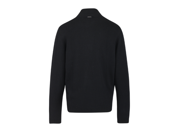 Tommi Half-zip Black XL Lambswool half-zip sweater 