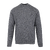Leon Sweater Dark Grey Melange M Meriono mock neck 