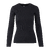 Bibi Top LS Black M Organic LS rib top 