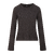 Lila Sweater Dark Brown M Viscose knit LS sweater 