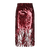 Dixi Skirt Burgundy XS Party sequins midi skirt 
