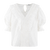 Caressa Top White L Crinkle cotton blouse 
