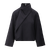 Cira Blouse Black XL Satin blouse with twist 