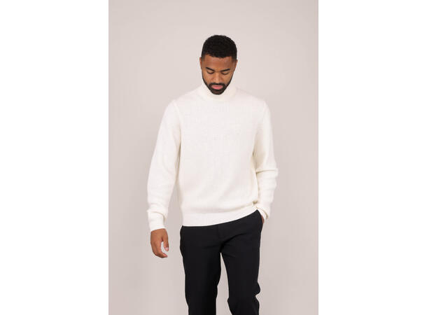 Ade Turtleneck Cream L Merino t-neck sweater 