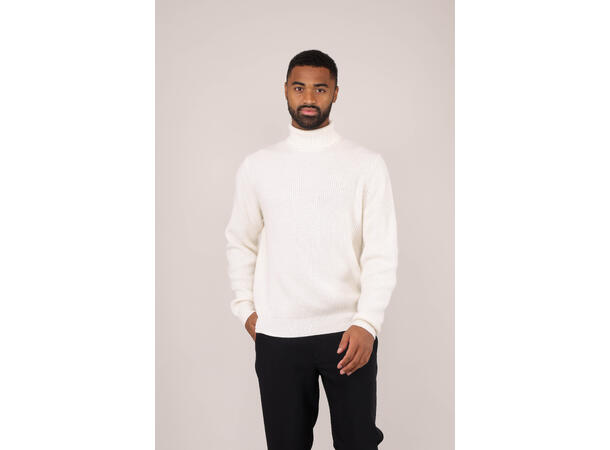 Ade Turtleneck Cream L Merino t-neck sweater 