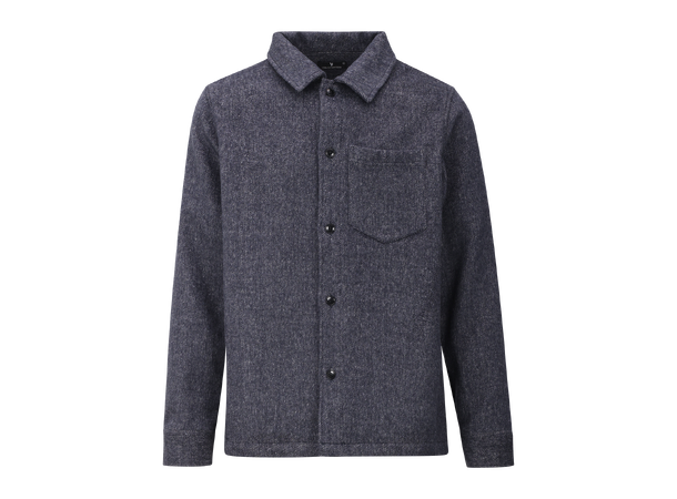 Aligo Overshirt Navy M Wool twill overshirt 