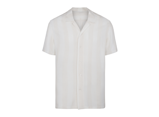 Alonso SS Shirt Sand/Cream S Block stripe SS shirt 