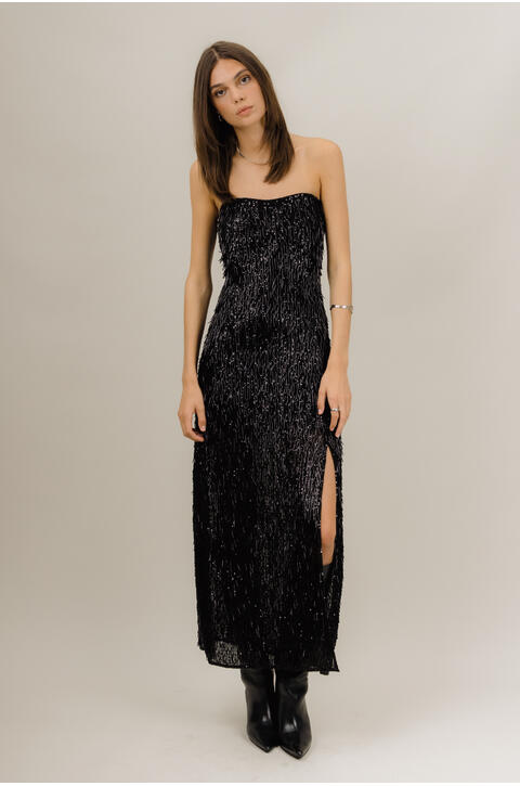 Audrey Dress Beaded embellished long dress
